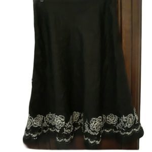 Marianne Skirt Black white design Size 8 women's